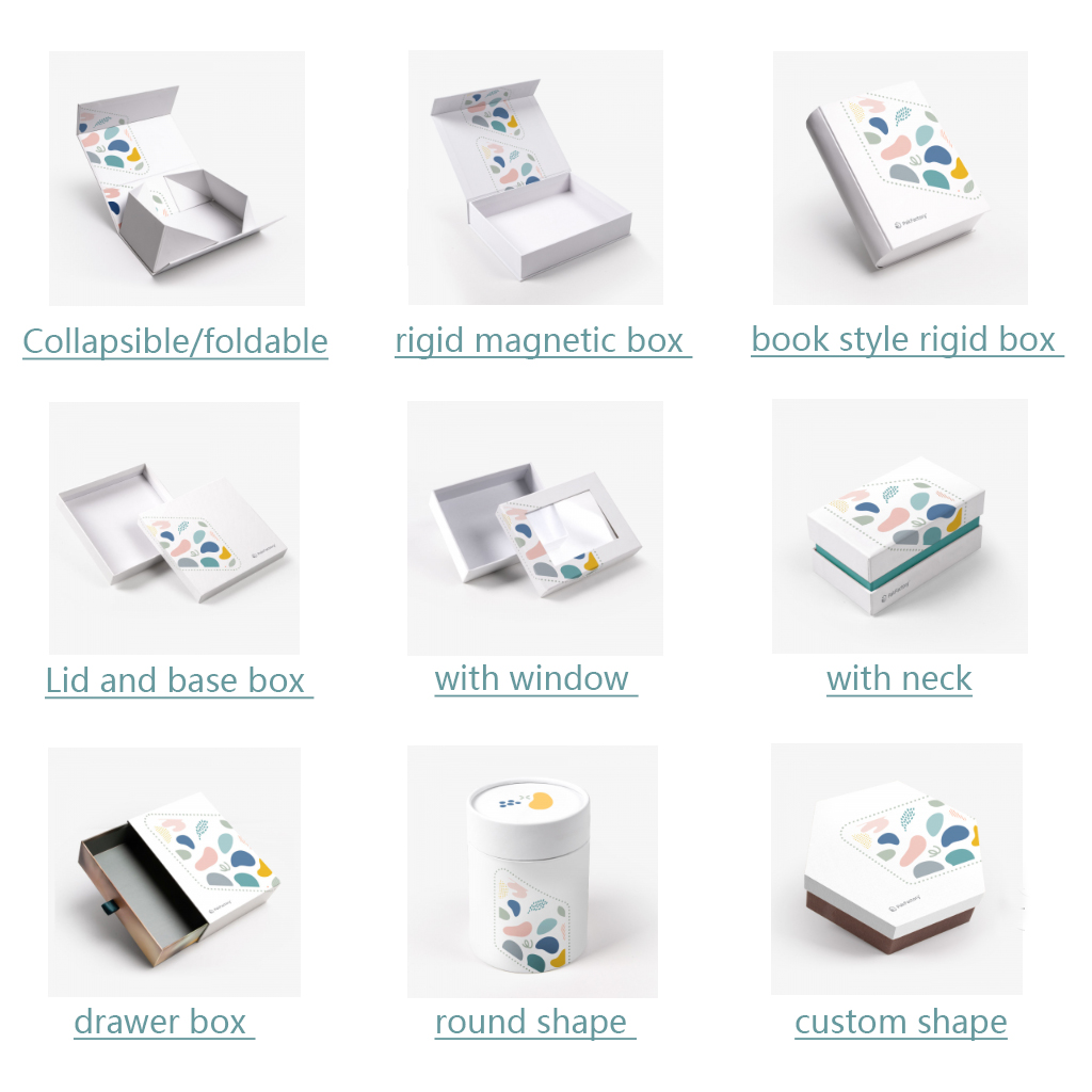 different shape of paper boxes to attract cutomers! 1 discover different box shape